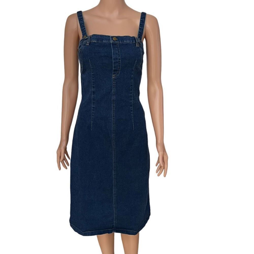 A-List by Wrapper vintage denim tube stretch dress size M